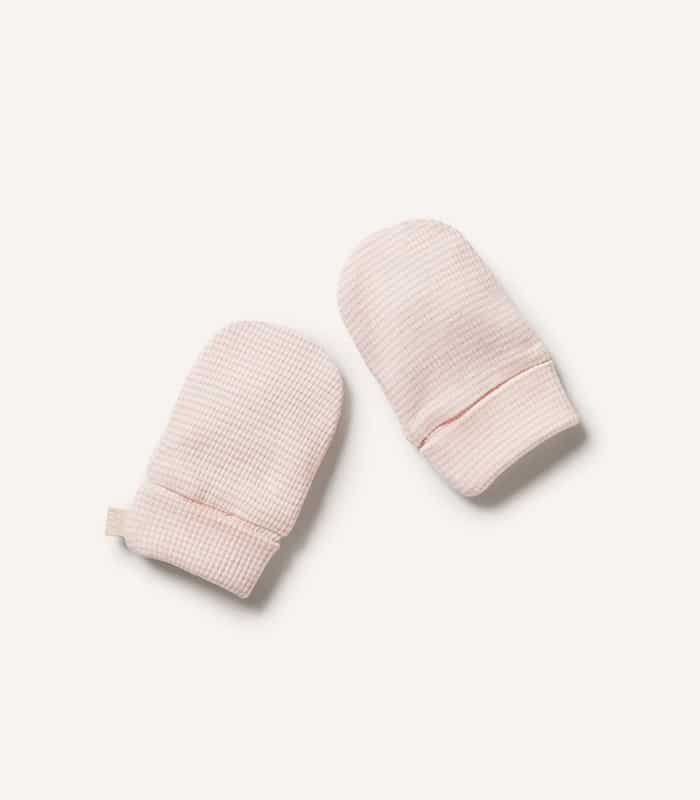 w-bcs-accessories-7-1 Organic Stripe Rib Mittens — изображение 1