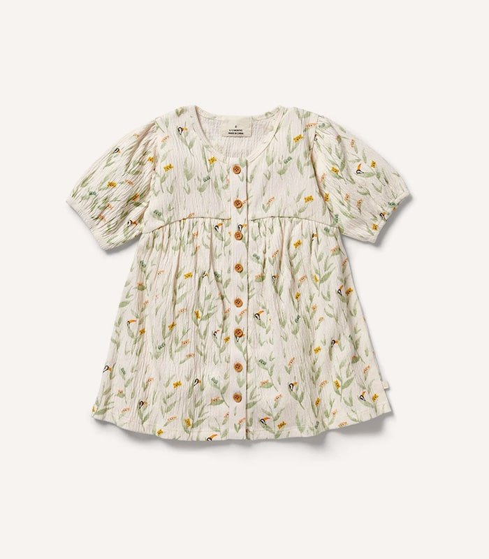 w-bcs-dresses-4-1 Crinkle Button Dress — изображение 1